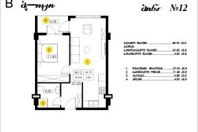 2 Room Under Construction For Sale view 4