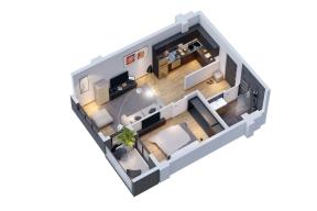 2 Room Under Construction For Sale view 6
