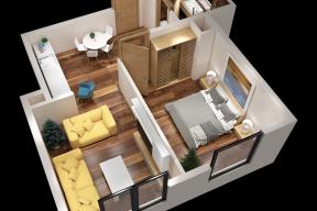 2 Room New Building For Sale view 2
