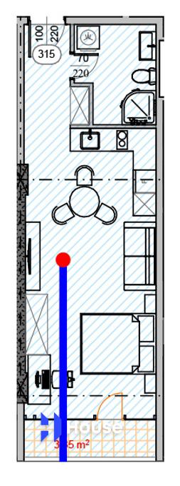 1 Room Flat For Sale view 3