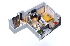 2 Room Under Construction For Sale view 12