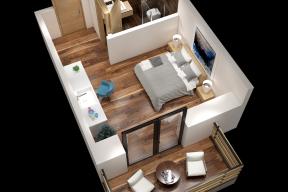1 Room New Building For Sale view 2